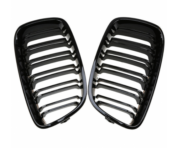 Бъбреци за BMW 1-ва серия F20 / F21 Черен Гланц Двойни (2011-2014)