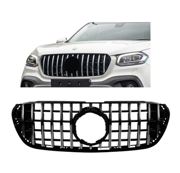 Хром/черна решетка тип GT за Mercedes X класа BR470 след 2018 година