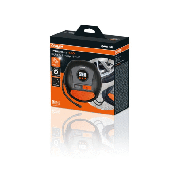 Мобилен компресор за гуми OSRAM 450 12V