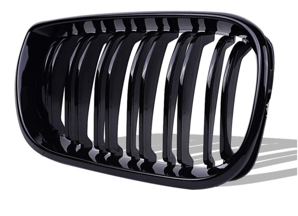 Бъбреци с двойни ребра черен лак за BMW 3-та серия 2002-2005 / E46