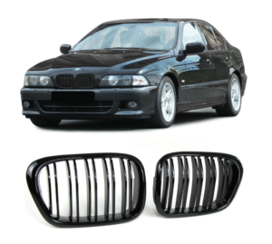 Бъбреци с двойни ребра черен лак за BMW 5-та серия 1995-2004