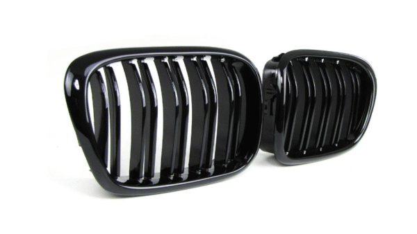Бъбреци с двойни ребра черен лак за BMW 5-та серия 1995-2004