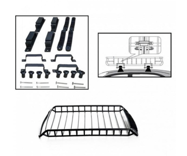 Стоманен багажник за покрив 120х100см