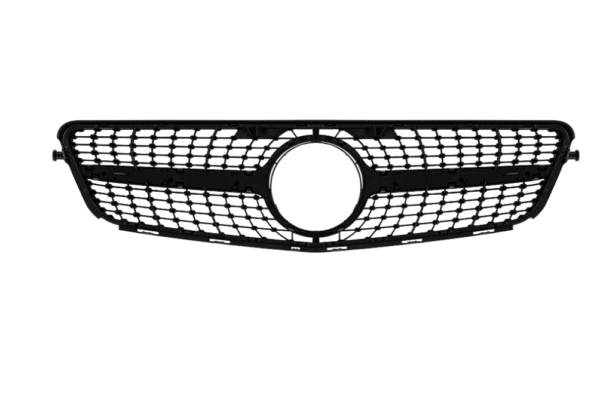 Хром/сива диамантена решетка за Mercedes C класа W204 седан, комби, купе 2007-2014