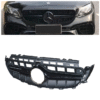м Черен лак решетка тип E63 AMG за Mercedes E класа W213 седан, S213 комби, C238 купе, А238 кабрио 2016-2019 с отвор за камера