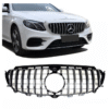 Хром/черна решетка тип GT за Mercedes E класа W213 седан, S213 комби, C238 купе, А238 кабрио