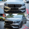 Черна решетка тип GT за Mercedes CLA W117 2017-2019 с отвор за камера