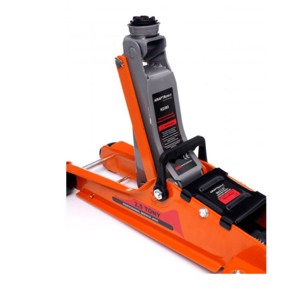 Крик хидравличен тип крокодил 2,5 тона KraftDele с ВЪРТЯЩА ДРЪЖКА