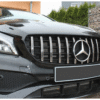 Хром/черна решетка тип GT за Mercedes CLA W117 2017-2019 без отвор за камера