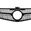 Хром/черна диамантена решетка за Mercedes C класа W204 седан, комби, купе 2007-2014
