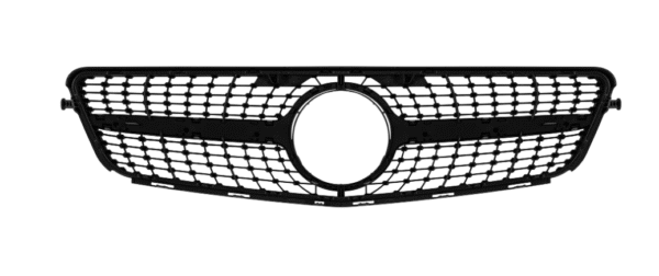 Хром/сива диамантена решетка за Mercedes C класа W204 седан, комби, купе 2007-2014