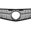 Хром/сива диамантена решетка за Mercedes C класа W204 седан, комби, купе 2007-2014