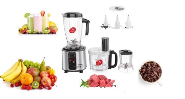 ро3 Мултифункционален кухненски робот 7-в-1 SOKANY SK-111 – 1200W