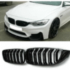 Бъбреци за BMW F32 / F33 / F36 (2013+) Черен Гланц Двойни