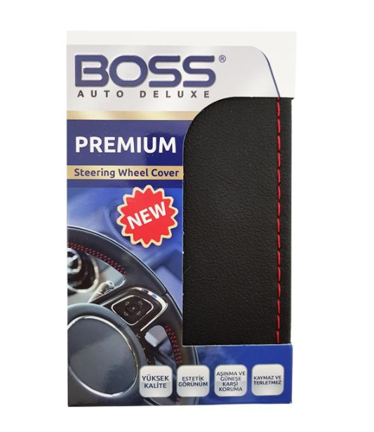 Калъф шиещ Boss - черен с червено