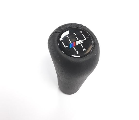 Топка за скоростен лост кожа - черна М