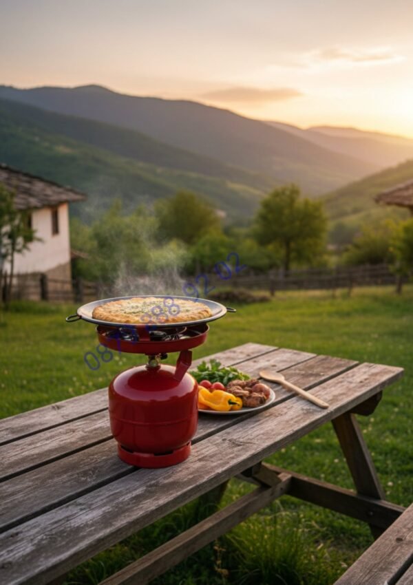 Газов котлон с тава , Газов котлон + сач / тава /