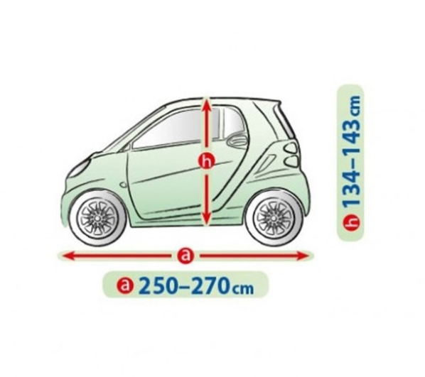 тт Покривало Kegel серия Mobile размер S1 сиво за хечбек