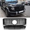 Хром/черна решетка тип GTR дизайн W464 за Mercedes G класа W463 1990-2018