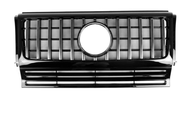 Хром/черна решетка тип GTR дизайн W464 за Mercedes G класа W463 1990-2018