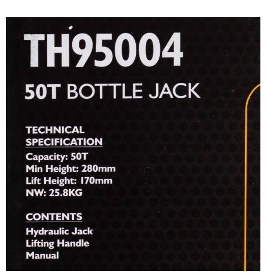 Хидравличен крик JCB , тип бутилка, 50т