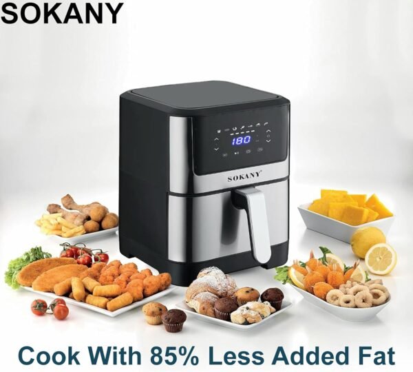 Air Fryer -  ЕЪРФРАЙЪР 7 литра , Sokany ,