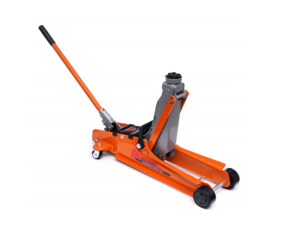 Крик хидравличен тип крокодил 2,5 тона KraftDele + Стойки за крик 3Т