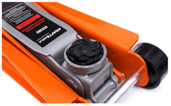 Крик хидравличен тип крокодил 2,5 тона KraftDele + Стойки за крик 3Т