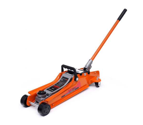 Крик хидравличен тип крокодил 2,5 тона KraftDele + Стойки за крик 3Т