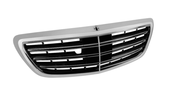 Хром/черна решетка тип AMG за Mercedes S класа W222 2013-2020 за модела с Distronic и Night Vision