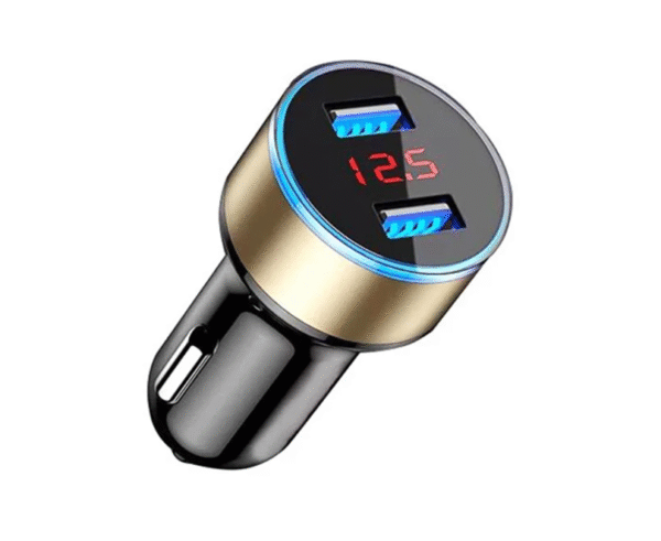 ш5 Волтметър за кола с 2бр USB изхода за зареждане