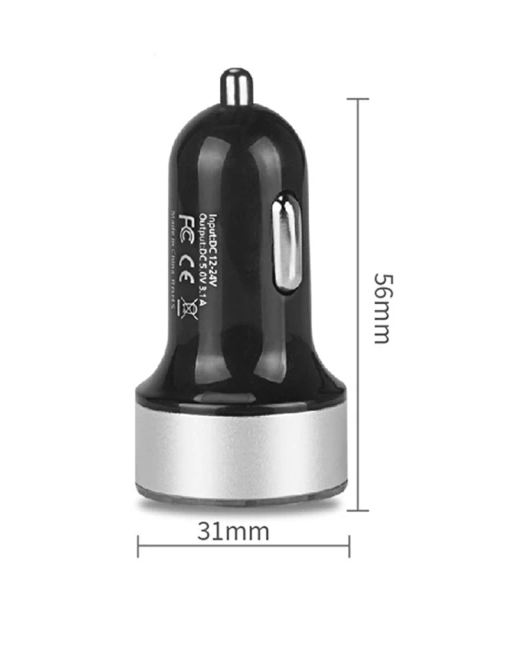 ш6 Волтметър за кола с 2бр USB изхода за зареждане