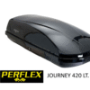 Автобокс Perflex Journey 420л с ключалка - черен