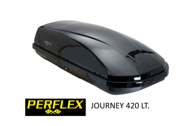 Автобокс Perflex Journey 420л с ключалка - черен