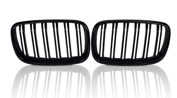 щ1 Бъбреци с двойни ребра черен лак за BMW X5 E70 / E71 2007-2013