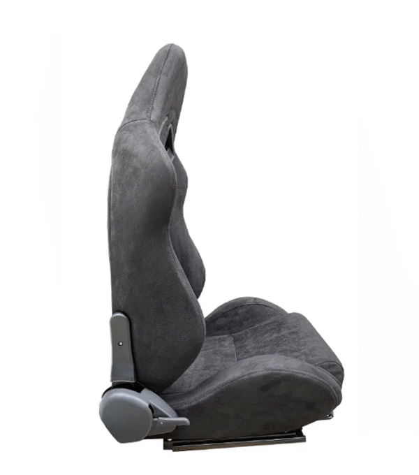 Спортни седалки за МПС - 1052 Черна с черен конец