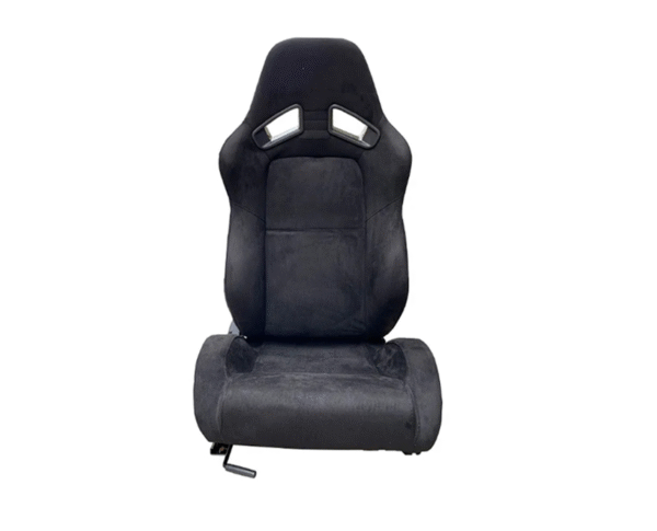 Спортни седалки за МПС - 1052 Черна с черен конец