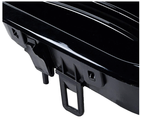 щ4 Бъбреци с двойни ребра черен лак за BMW X5 E70 / E71 2007-2013