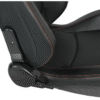 Спортни седалки за МПС - 1053 Черна с червен конец