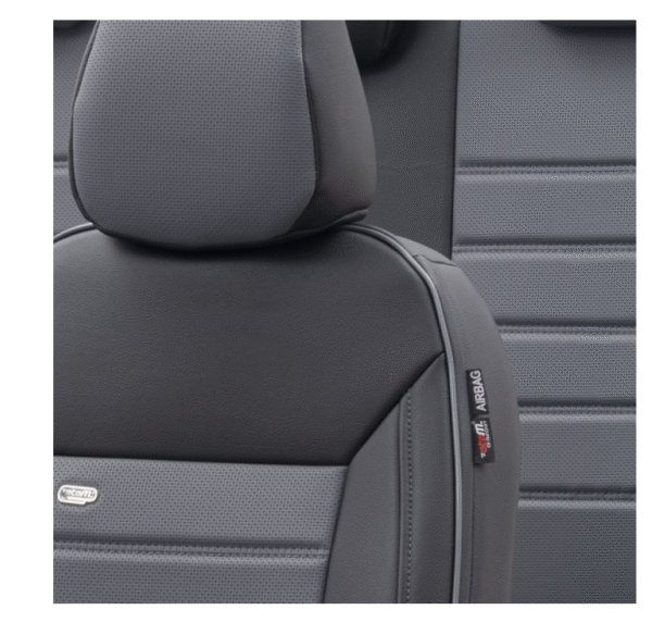 щщ3 Тапицерия за седалки Премиум PRM104 Черно/Сиво