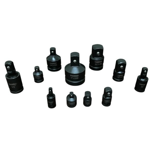 Ударни адаптери – преходници и карета за гедоре 11 части HAWEK