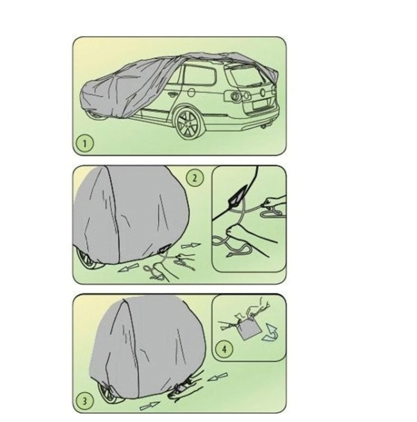 Покривало Kegel серия Mobile размер L480 сиво за VAN