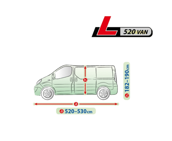 ь2 Покривало Kegel серия Mobile размер L520 сиво за VAN