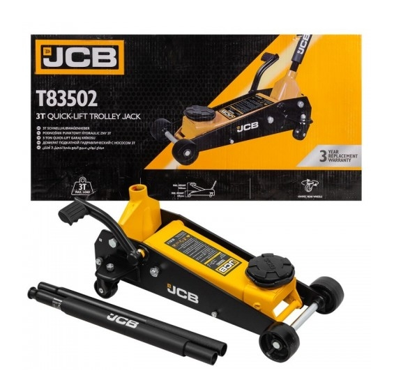 Крик крокодил 3 тона с педал 145-500mm JCB