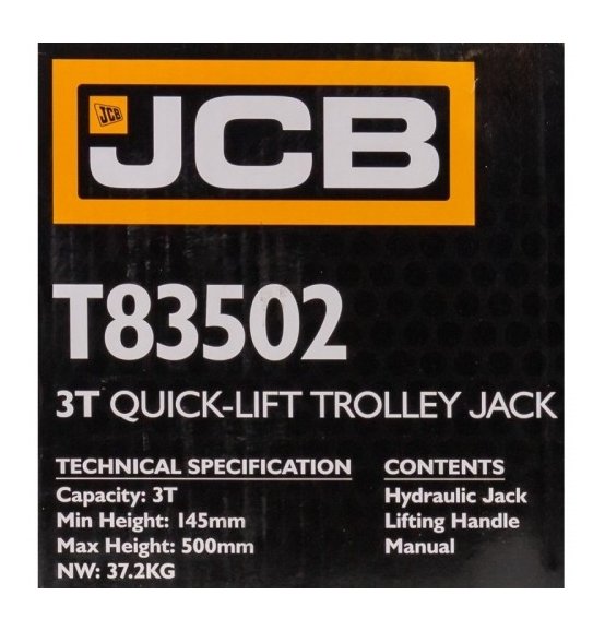 Крик крокодил 3 тона с педал 145-500mm JCB