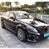 Черен лак решетка тип AMG за Mercedes S класа W222 2013-2020 за модела с Distronic и Night Vision