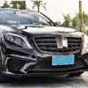 Черен лак решетка тип AMG за Mercedes S класа W222 2013-2020 за модела с Distronic и Night Vision