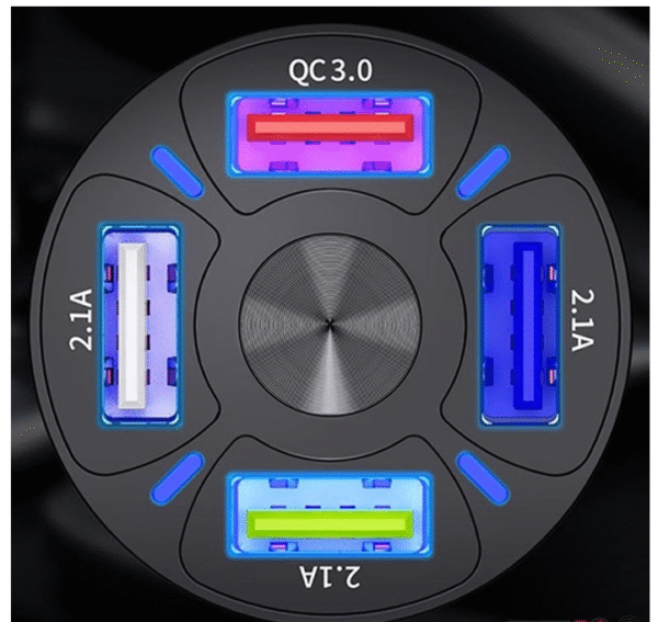 Универсално USB зарядно с 4 USB порта