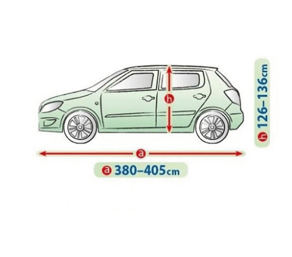 Покривало Kegel серия Mobile размер M2 сиво за хечбек