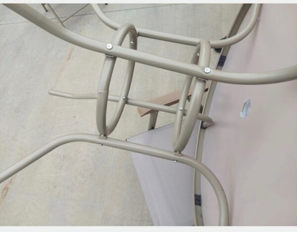 Градински комплект  Маса и 4 стола сгъваеми Бежов